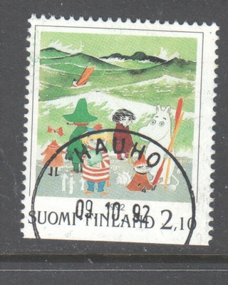 1992 muumimerkki loistoleimalla