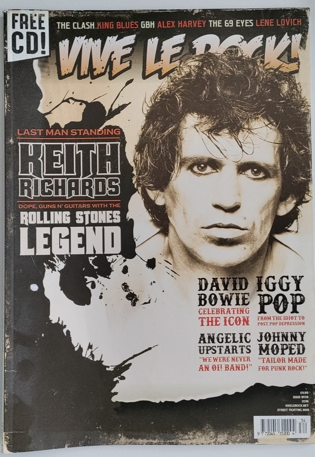 Vive Le Rock lehti #34 - Keith Richards (Rolling Stones)