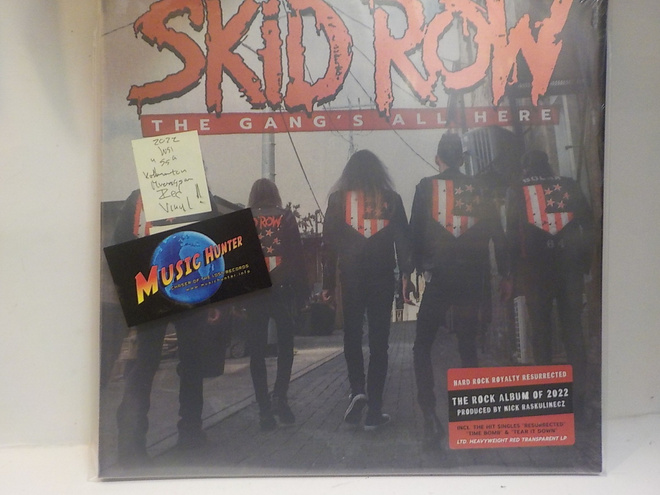 SKID ROW - THE GANG'S ALL HERE UUSI "SS" LP 2022 1st press