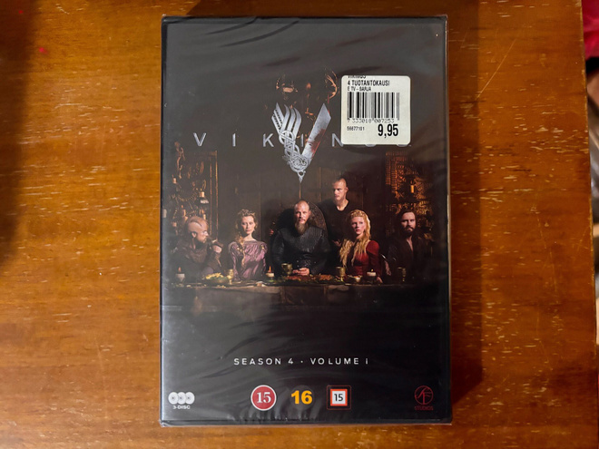 Vikings Season 4 Volume 1 Kausi 4 DVD