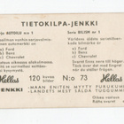Purkkakuva Hellas TIETOKILPA-JENKKI n:o 73 Autoilu. - pikkukuva 2