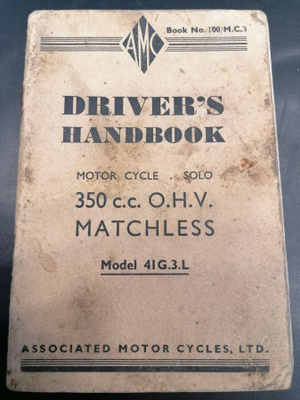 Matchless owners manual 41G.3.L