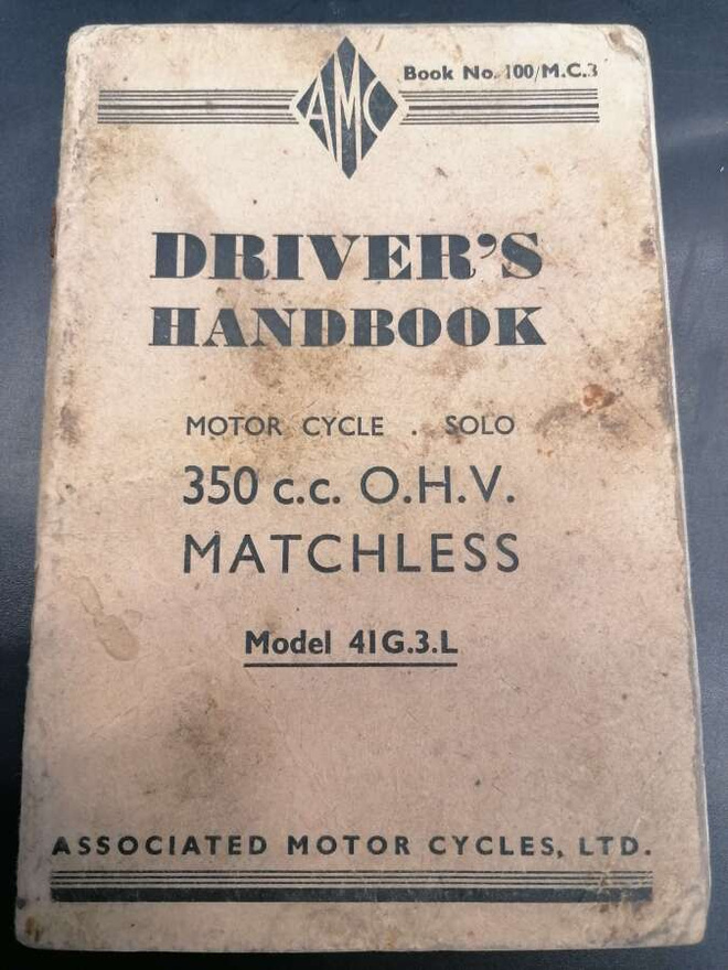 Matchless owners manual 41G.3.L