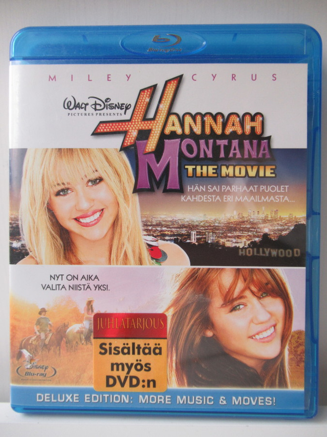 HANNAH MONTANA - THE MOVIE BLU-RAY + DVD