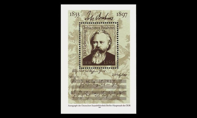 DDR 2764BL69 ** Johannes Brahms (1983)