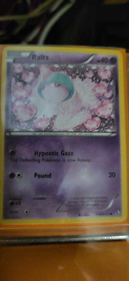 Ralts #RC8 Pokemon Legendary Treasures card