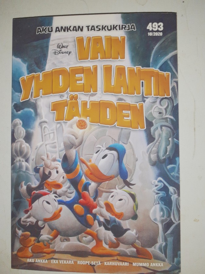 Aku Ankan taskukirja 493 Vain yhden lantin tähden