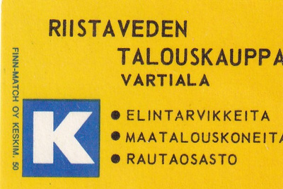 Vartiala. Riistaveden Talouskauppa   , s70
