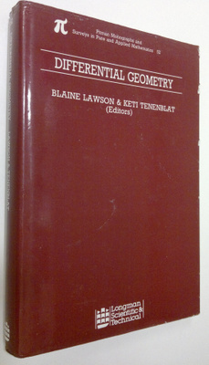 H. Blaine Lawson : Differential geometry