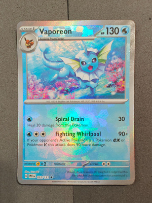 Vaporeon 22//131 Poke Ball Holo Prismatic