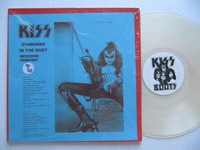 Kiss Second Diamonds In The Dust Kirkas Color Vinyl LP