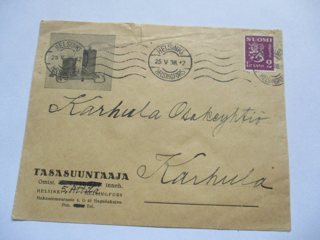 1936 Hk Tasasuuntaaja likekuori