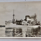 VANHA Kortti SHO Laiva Ilmatar Kulk. Tanska - Suomi 1937 - pikkukuva 1