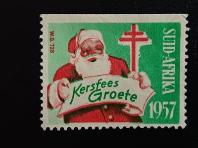 Suid-Africa Joulumerkki 1957