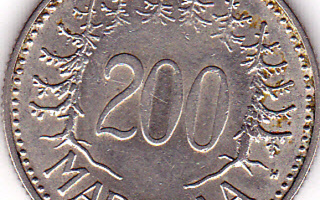 200 MARKKAA Ag 1958 H