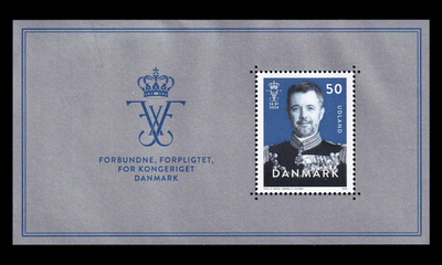 Tanska 2138BL87 ** Kuningas Frederik X (2024)