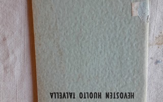 hevosten huolto talvella 1942