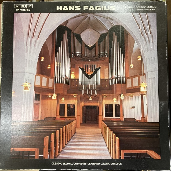 Hans Fagius - Olsen, Eklund, Couperin, Alain, Durufle LP