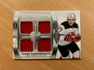 2020-21 The Cup Yegor Sharangovich Rookie Foundations /99
