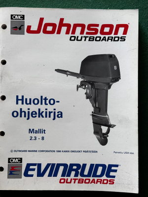 Evinrude/Johnson 2.3-8 hv korjauskirja