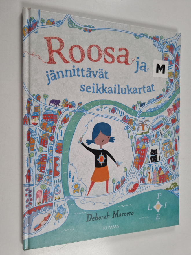 Deborah Marcero : Roosa ja jännittävät seikkailukartat