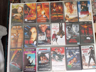 Vhs kasetteja 18 kpl