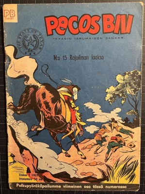 Pecos Bill 1957 no:15; Rajuilman laakso
