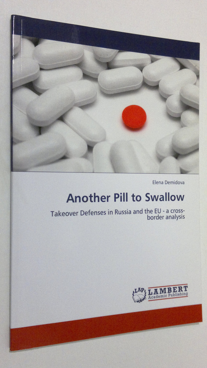 Elena Demidova : Another Pill to Swallow : takeover defen...