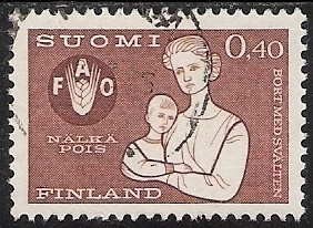 1963 Nälkä pois leimattu LaPe 566