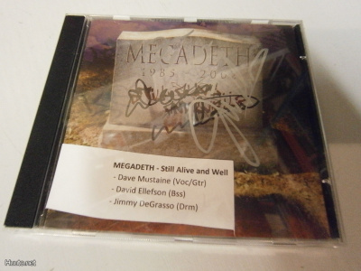 MEGADETH-STILL ALIVE AND WELL CD KOLMELLA NIMMARILLA