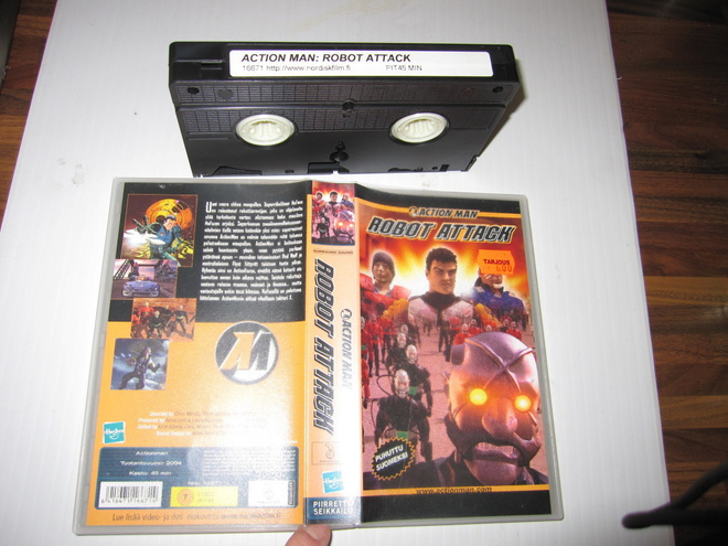 ACTIONMAN ROBOT ATTACK - VHS
