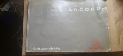 HONDA Accord Omistajan käsikirja