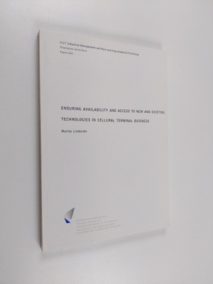 Marika Lindström : Ensuring availability and access to ne...
