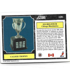 ED BELFOUR (mv) CALDER TROPHY # 320 - SCORE 1991-92 CANADIAN - pikkukuva 2