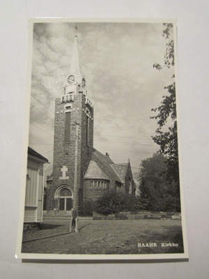 VANHA Postikortti Raahe 1950-l Alkup.Mallikappale