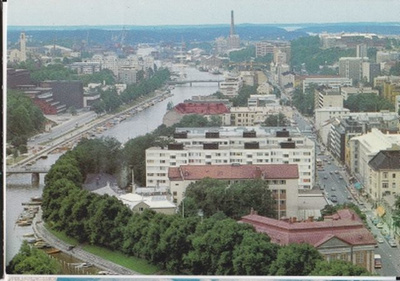 TURKU AURAJOKI POSTIKORTTI