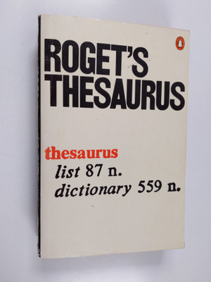 Robert A. Dutch : Roget's thesaurus of English words and ...