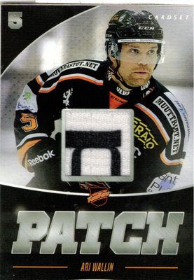2016-17 Cardset  ARI WALLIN KooKoo Patch