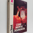 Rex Stout : Liian monta asiakasta - pikkukuva 1