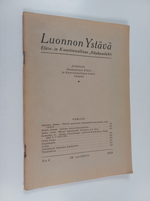 Luonnon ystävä 6/1930