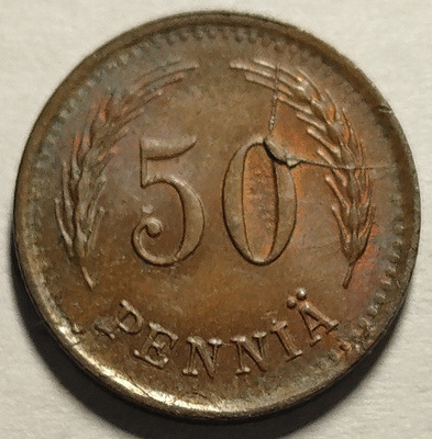 50 p 1941, virheellinen