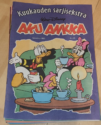 Aku Ankka kuukauden sarjisekstra 2005 nrot 69 - 80