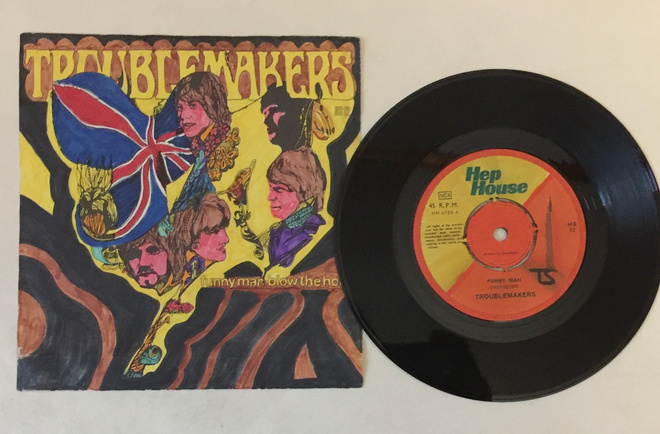 Troublemakers  – Funny Man / Blow The Horn 7"