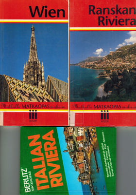 Matkaopas-kirjat: Raskan Riviera, Italian Riviera, Wien