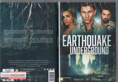 earthquake underground (6 493) UUSI -FI- DVD nordic, 2024