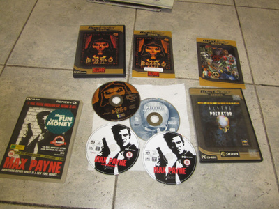 3 PC PELIÄ - DIABLO II, MAX PAYNE, ALIENS VERSUS PREDATOR
