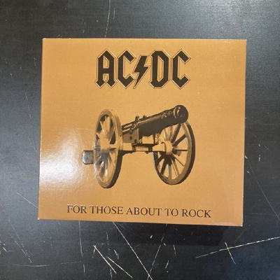 AC/DC - For Those About To Rock (remastered) CD