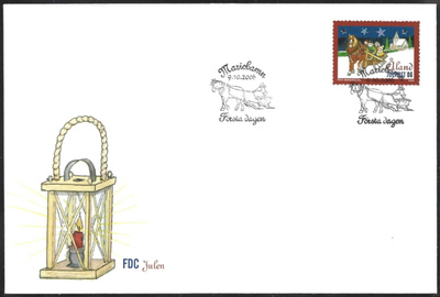 FDC Åland 2006  Joulu  Julpost 06   LaPe 272