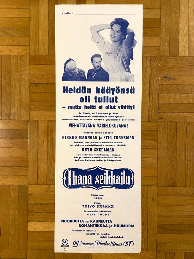 Vanha elokuvajuliste: Ihana seikkailu (SF)