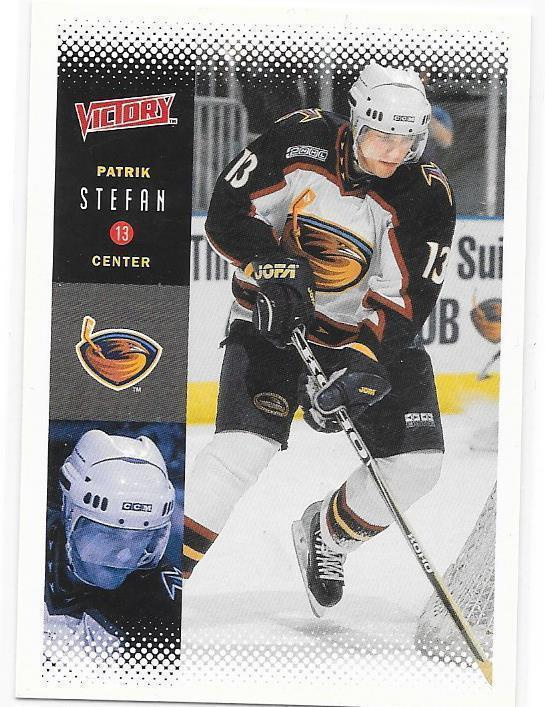 2000-01 UD Victory #11 Patrik Stefan Atlanta Trashers